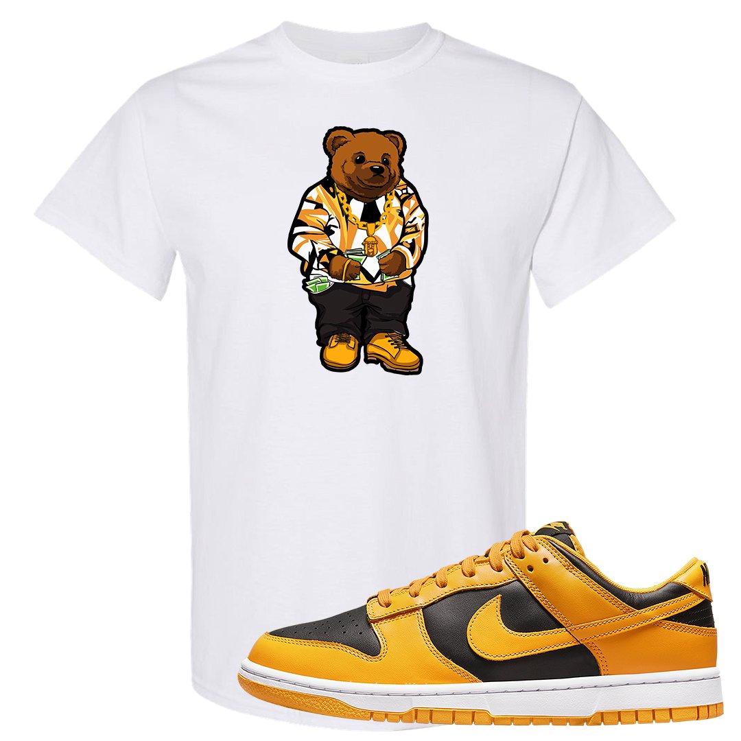 Goldenrod Low Dunks T Shirt | Sweater Bear, White