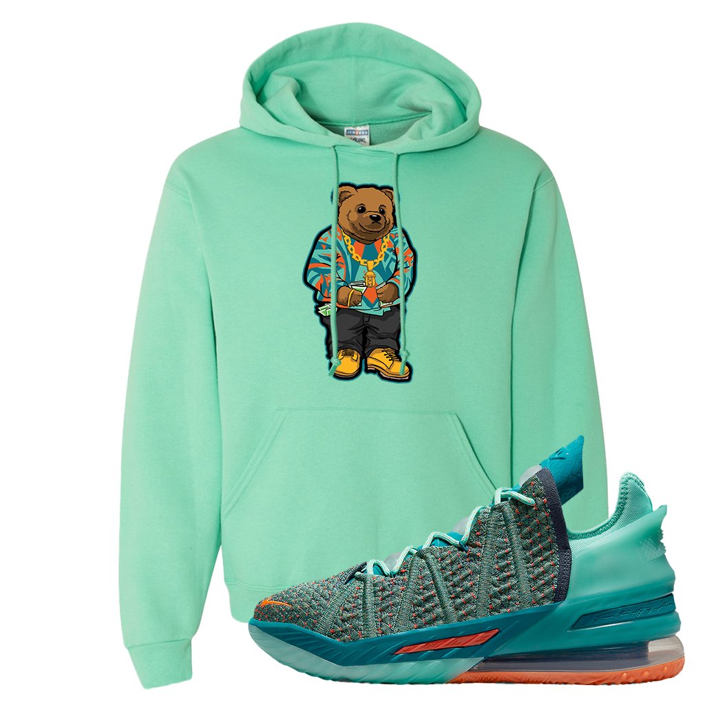 Lebron 18 We Are Family Hoodie | Sweater Bear, Cool Mint