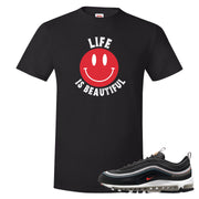 Alter and Reveal 97s T Shirt | Smile Life Is Beautiful, Black