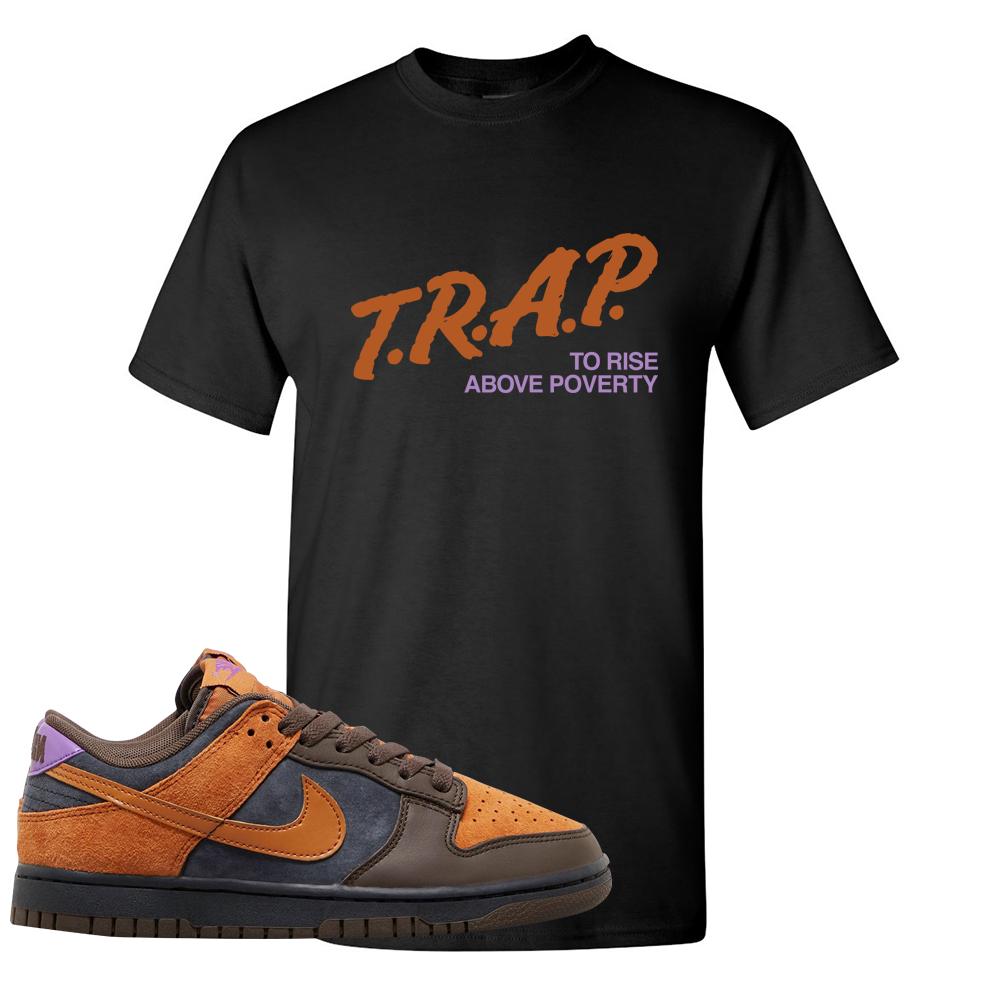 SB Dunk Low Cider T Shirt | Trap To Rise Above Poverty, Black