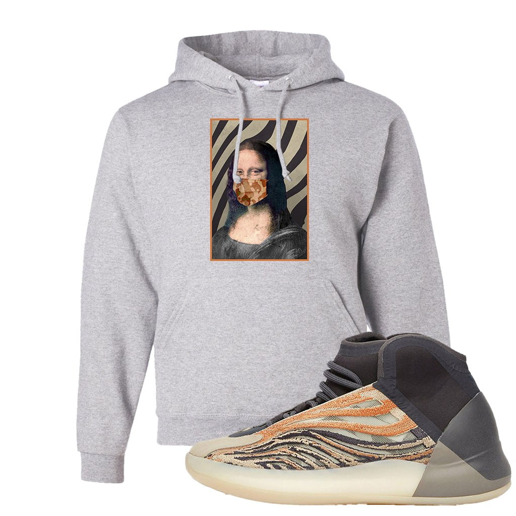 Yeezy Quantum Flash Orange Hoodie | Mona Lisa Mask, Ash