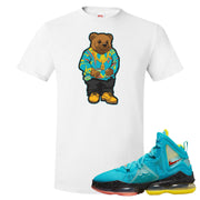 South Beach Christmas Bron 19s T Shirt | Sweater Bear, White