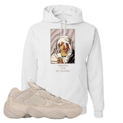 Yeezy 500 Taupe Light Hoodie | God Told Me, White