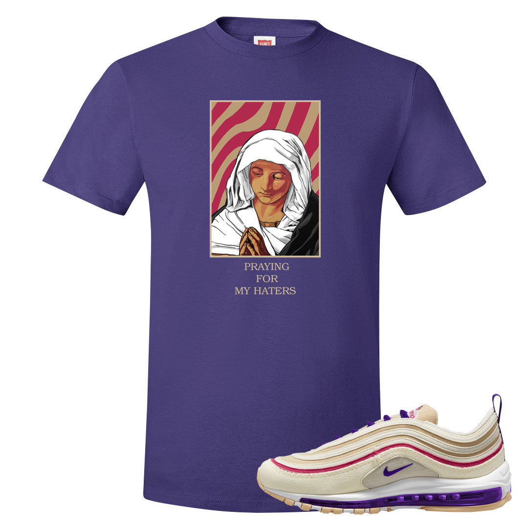 Sprung Sail 97s T Shirt | God Told Me, Purple