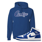 Air Jordan 1 Mid Kentucky Blue Hoodie | Crooklyn, Royal