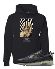Terrascape Lime Ice 90s Hoodie | God Told Me, Black
