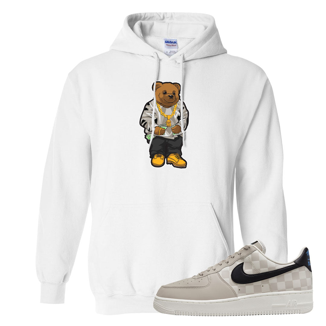 King Day Low AF 1s Hoodie | Sweater Bear, White