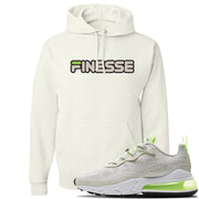 Ghost Green React 270s Hoodie | Finesse, White