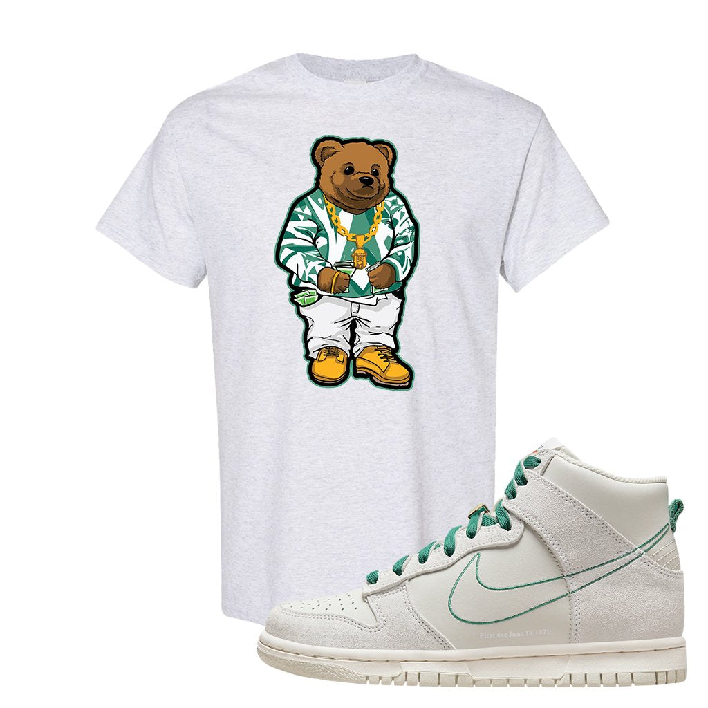 First Use High Dunks T Shirt | Sweater Bear, Ash