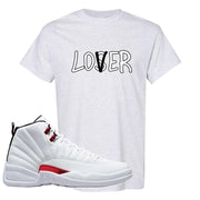 Twist White Red 12s T Shirt | Lover, Ash