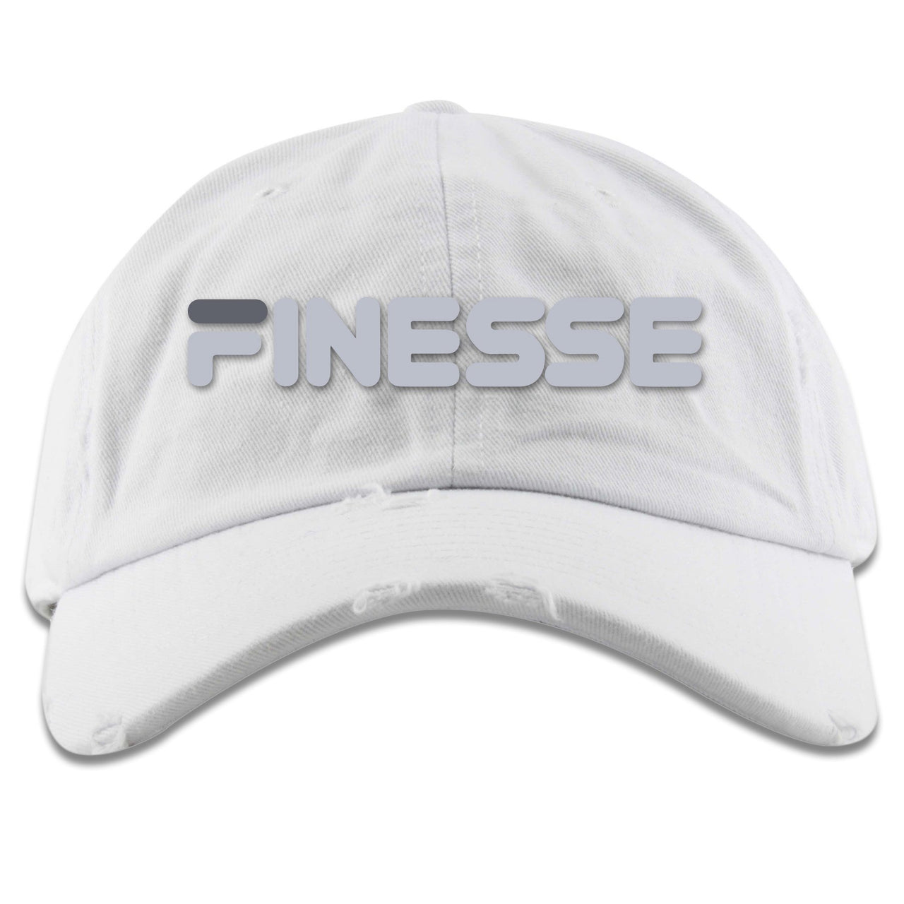 Analog 700s Distressed Dad Hat | Finesse, White