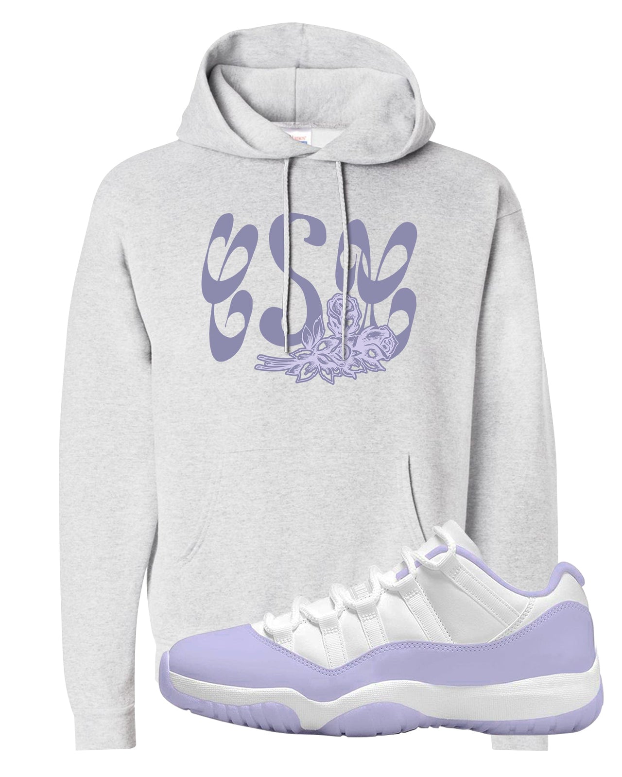Pure Violet Low 11s Hoodie | Certified Sneakerhead, Ash
