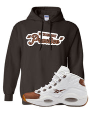 Mocha Question Mids Hoodie | Talkin Bout Practice, Dark Chocolate