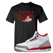 Cardinal Red 3s T Shirt | Certified Sneakerhead, Black