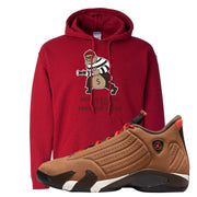 Winterized 14s Hoodie | Devious Licks, Red