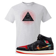 Always Familia Mid 1s T Shirt | All Seeing Eye, Ash