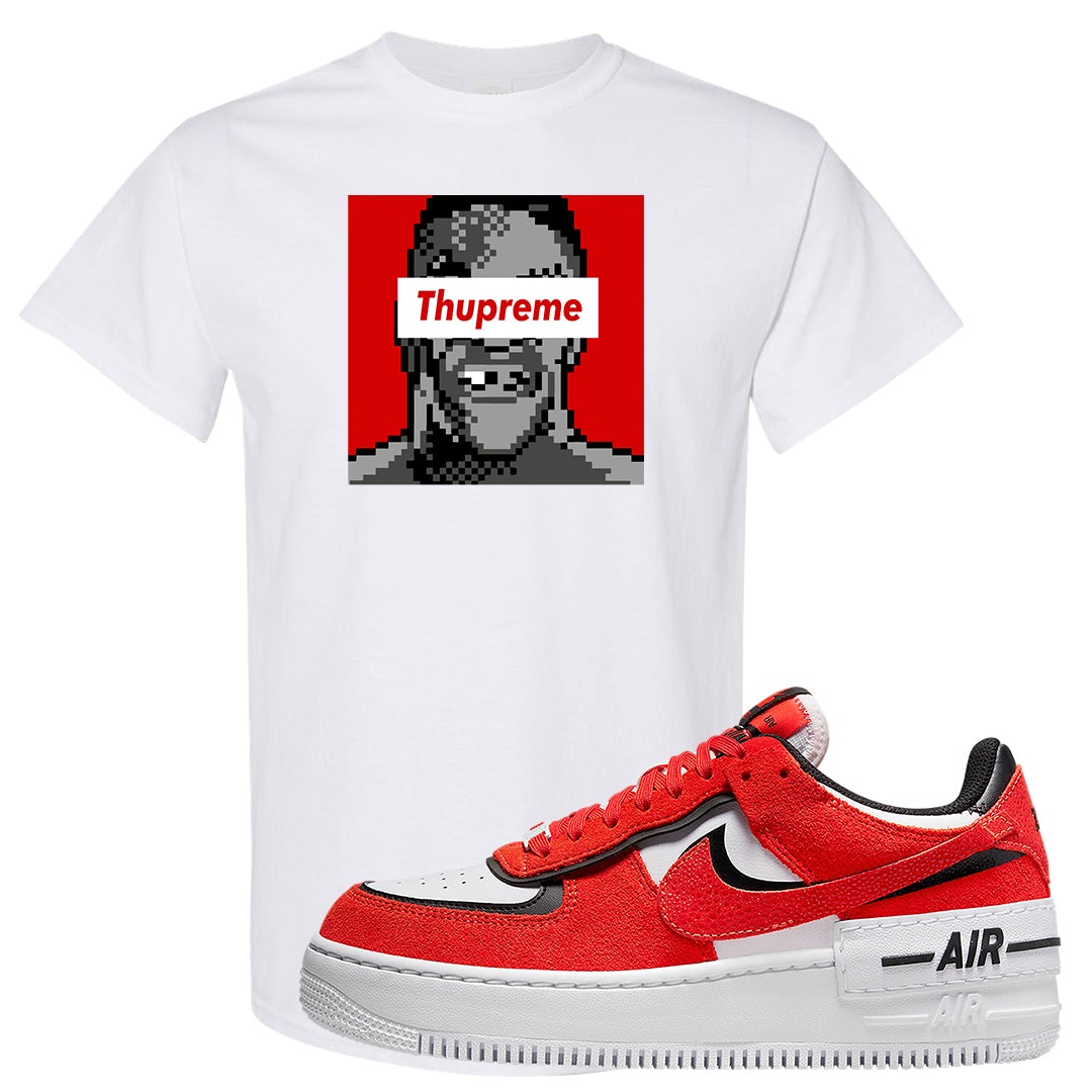 Shadow Chicago AF 1s T Shirt | Thupreme, White