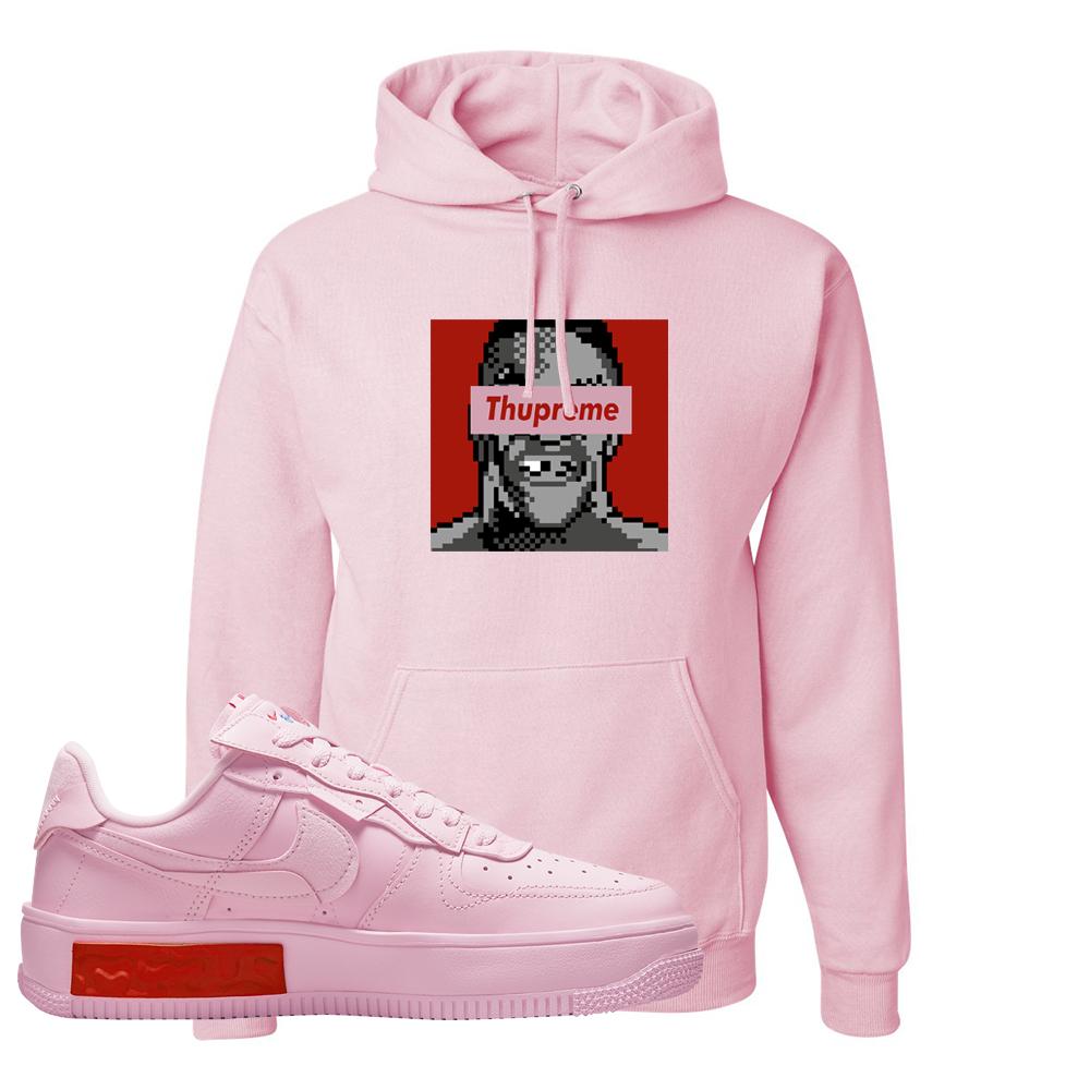 Air Force 1 Low Fontanka Hoodie | Thupreme, Light Pink