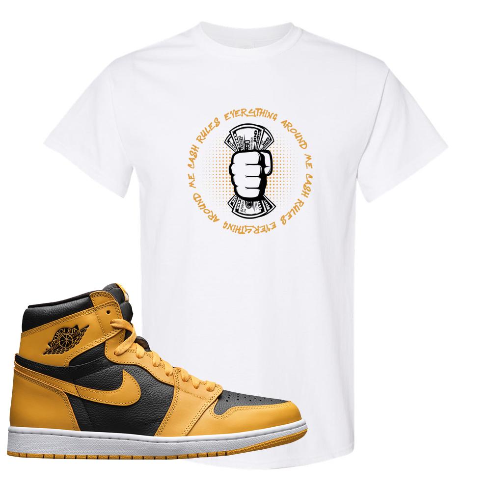 Pollen 1s T Shirt | Cash Rules Everything Around Me, White