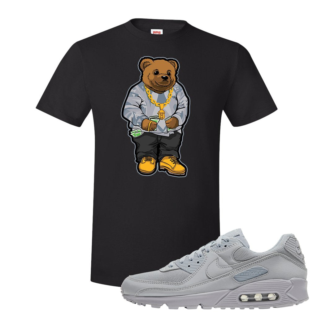 Air Max 90 Wolf Grey T Shirt | Sweater Bear, Black