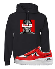 Shadow Chicago AF 1s Hoodie | Thupreme, Black