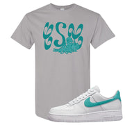 Washed Teal Low 1s T Shirt | Certified Sneakerhead, Gravel