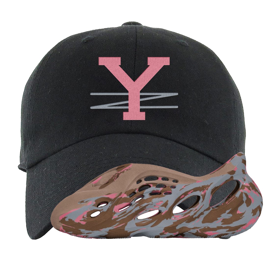 MX Sand Grey Foam Runners Dad Hat | YZ, Black