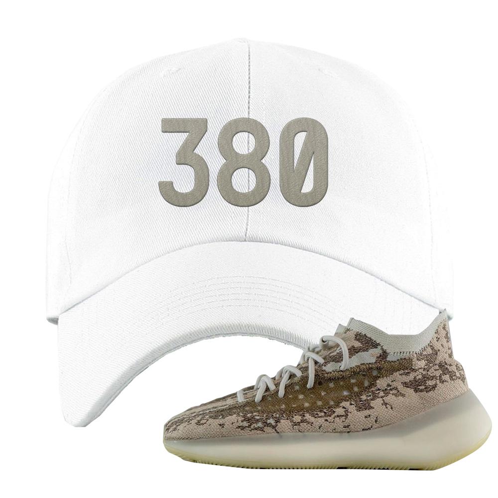 Stone Salt 380s Dad Hat | 380, White
