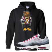 Next Nature Pink 95s Hoodie | Sweater Bear, Black