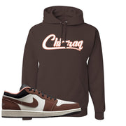 Mocha Low 1s Hoodie | Chiraq, Chocolate