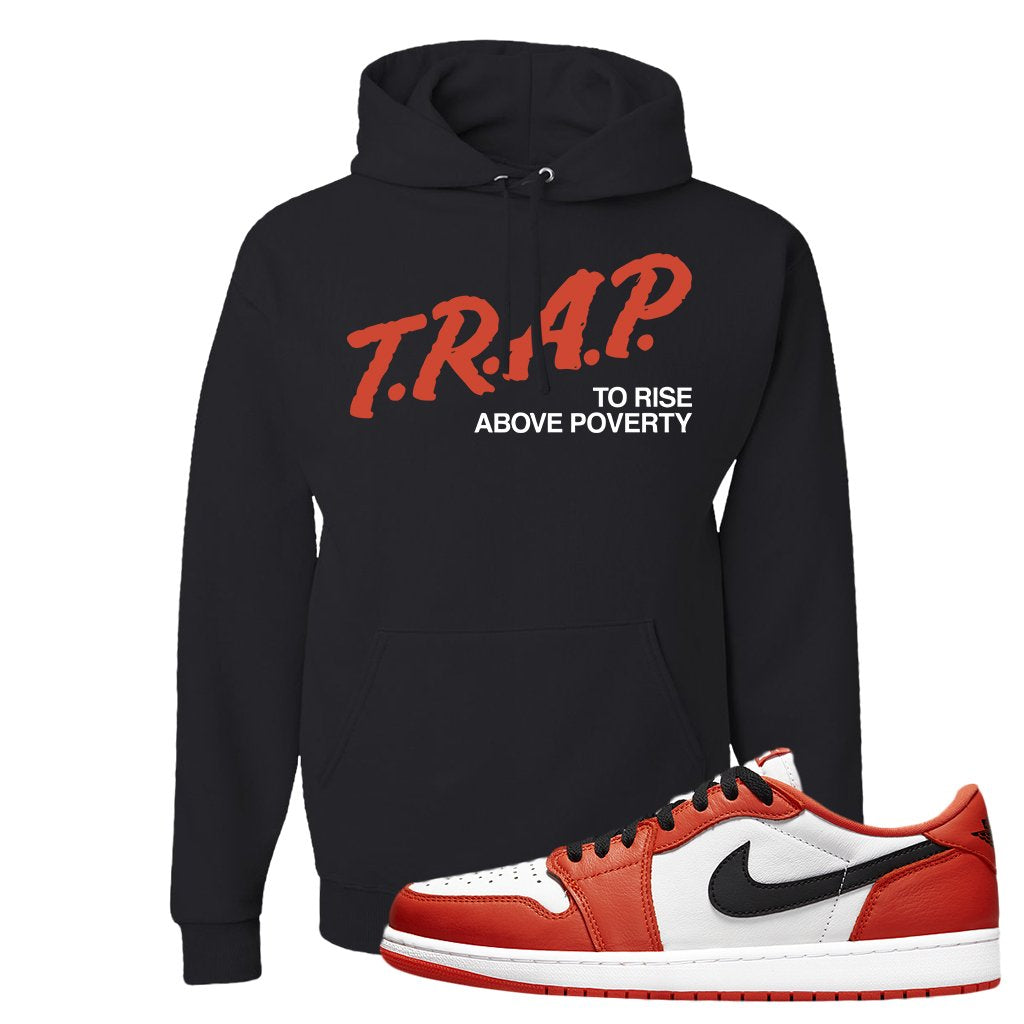 Starfish OG Low 1s Hoodie | Trap To Rise Above Poverty, Black