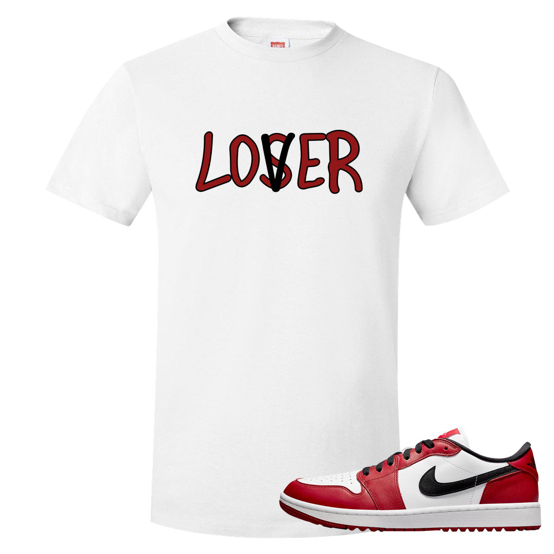 Chicago Golf Low 1s T Shirt | Lover, White
