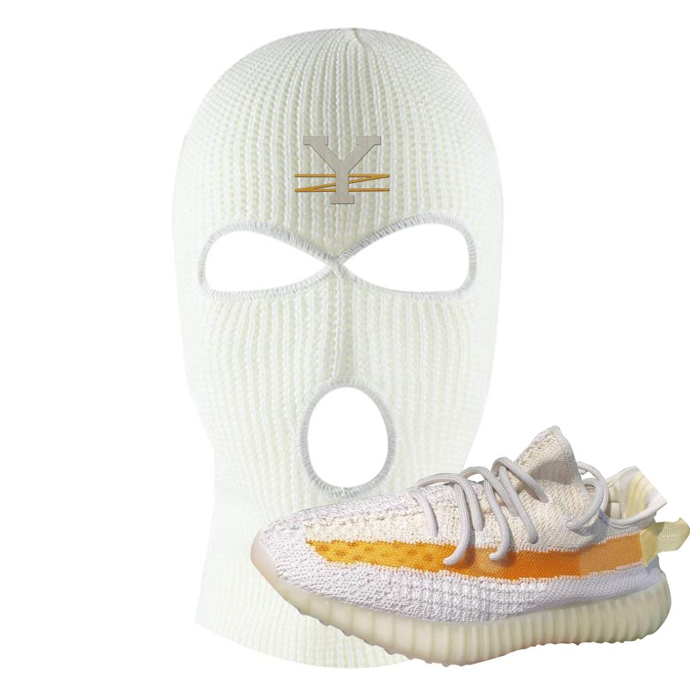 Light 350s v2 Ski Mask | YZ, White