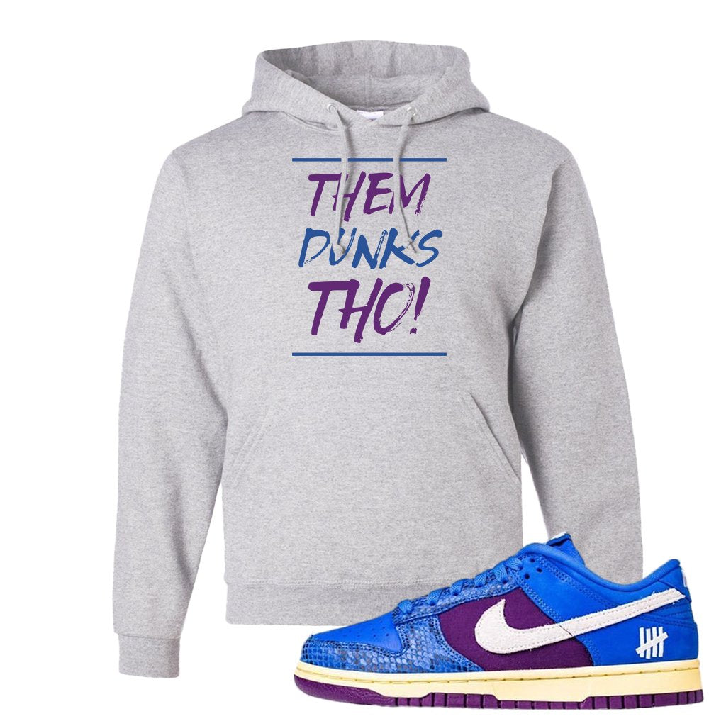SB Dunk Low Undefeated Blue Snakeskin Hoodie | Them Dunks Tho, Ash