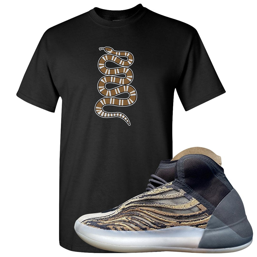 Amber Tint Quantums T Shirt | Coiled Snake, Black