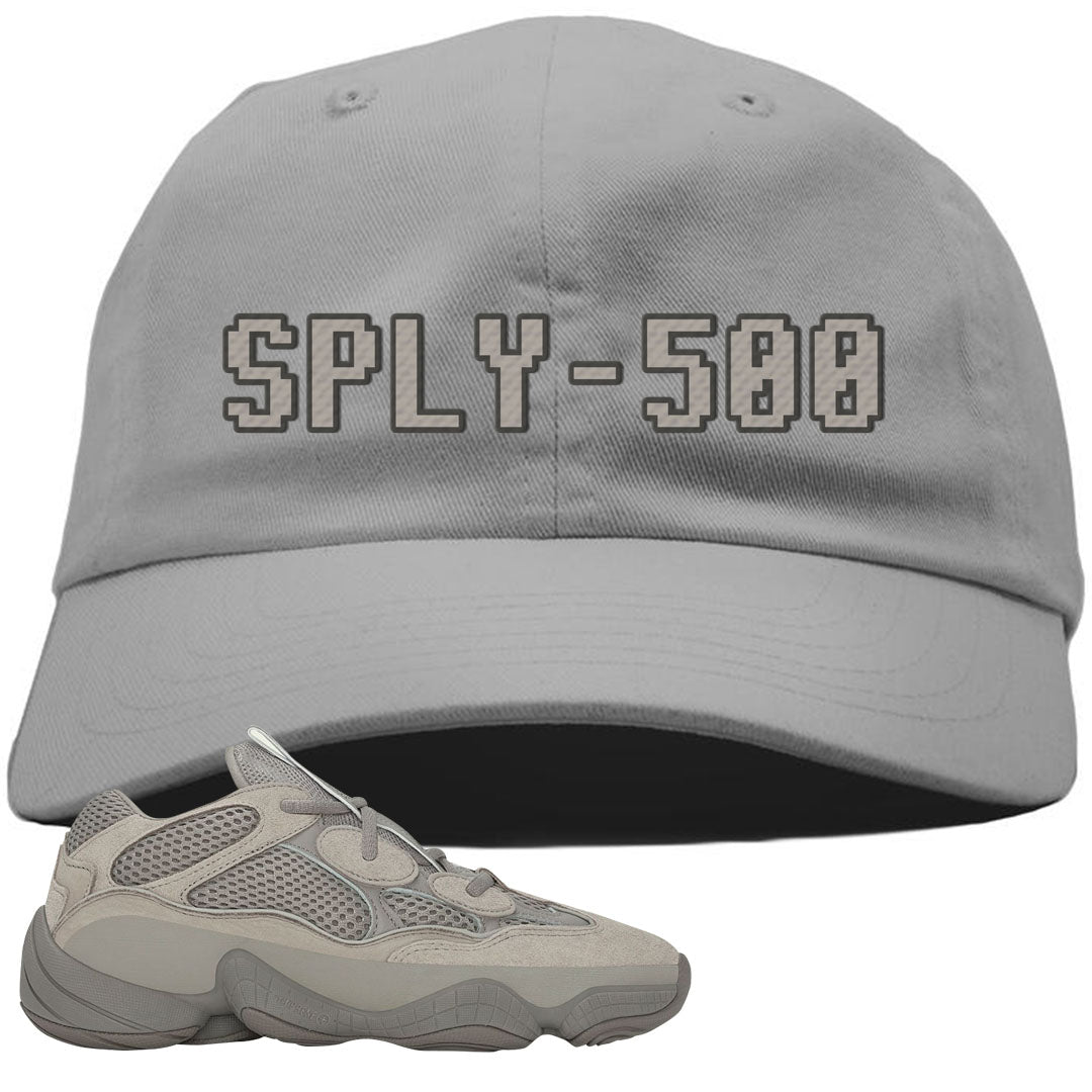 Ash Grey 500s Dad Hat | Sply-500, Light Gray