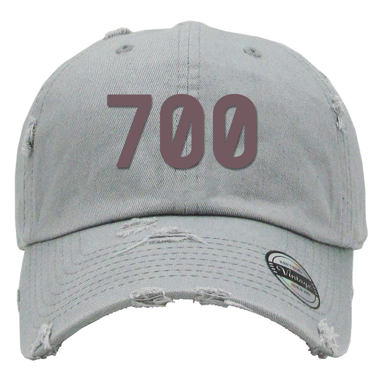 Geode 700s Distressed Dad Hat | 700, Light Gray