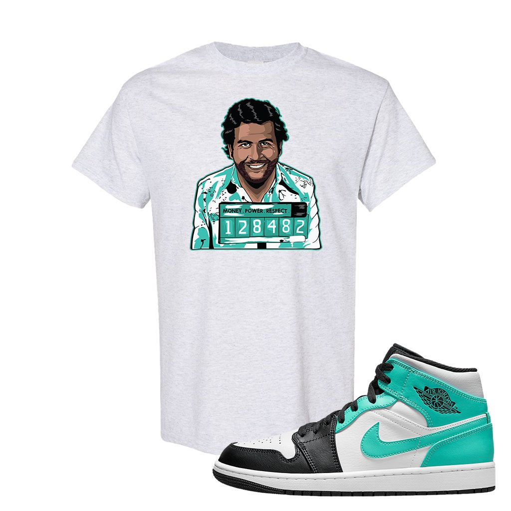 Air Jordan 1 Mid Tropical Twist T Shirt | Escobar Illustration, Ash