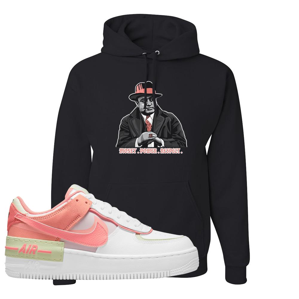 Air Force 1 Low Shadow Magic Ember Hoodie | Capone Illustration, Black