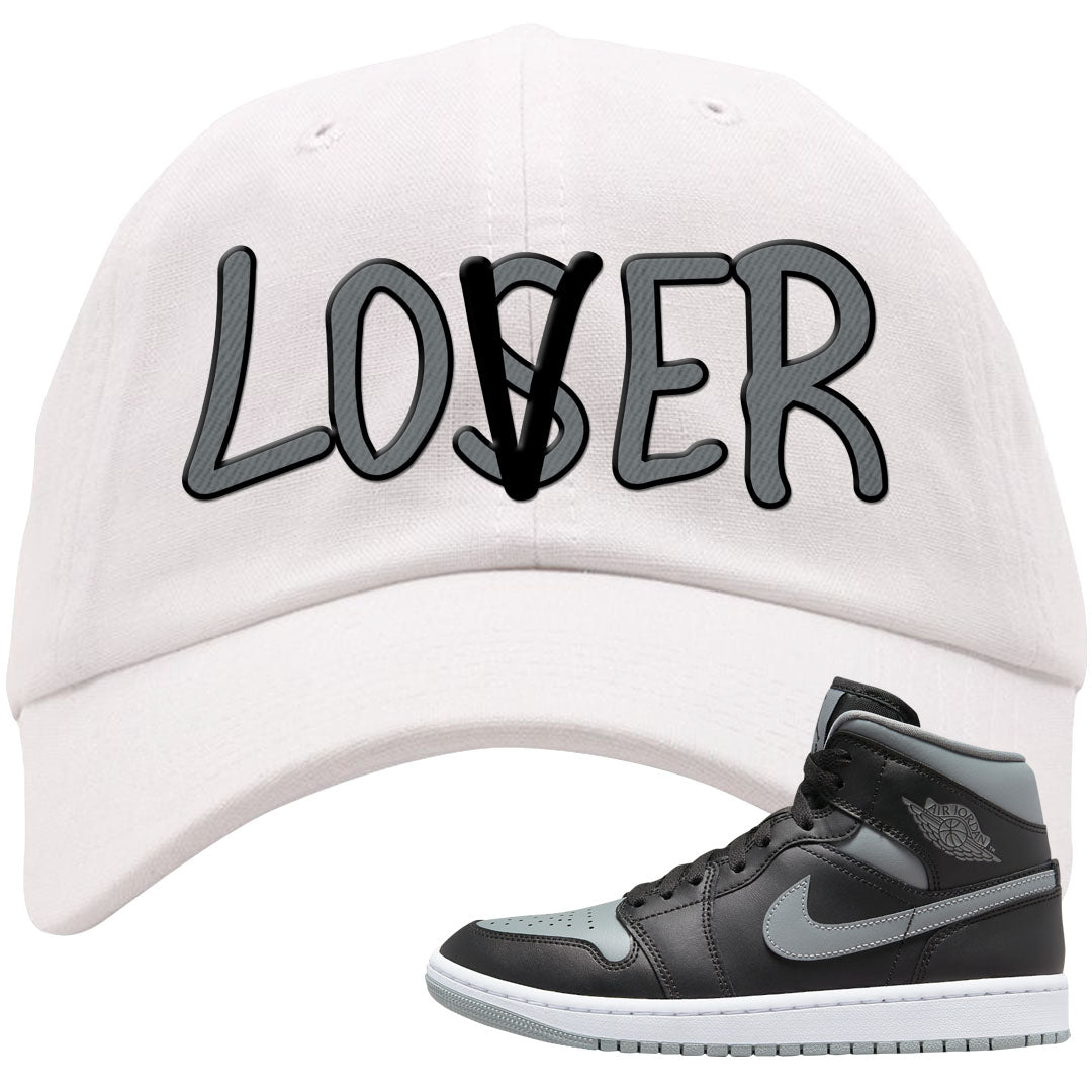 Alternate Shadow Mid 1s Dad Hat | Lover, White