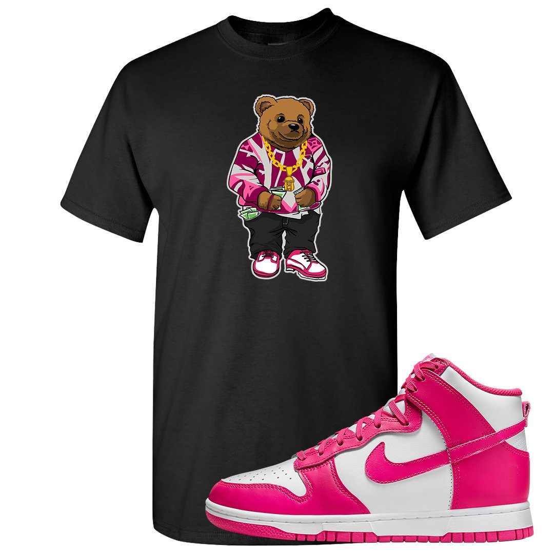 Pink Prime High Dunks T Shirt | Sweater Bear, Black