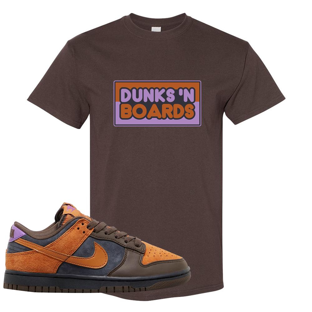 SB Dunk Low Cider T Shirt | Dunks N Boards, Chocolate