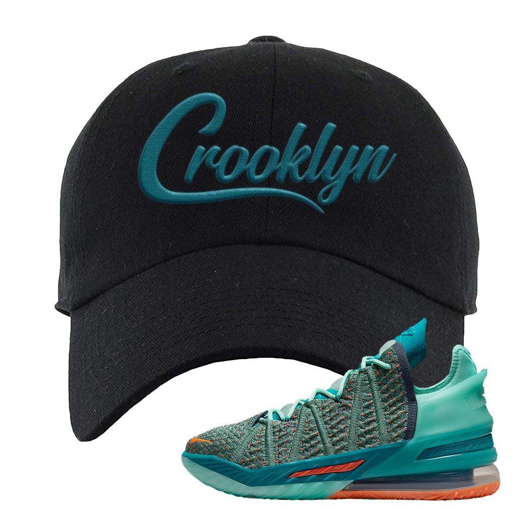 Lebron 18 We Are Family Dad Hat | Crooklyn, Black