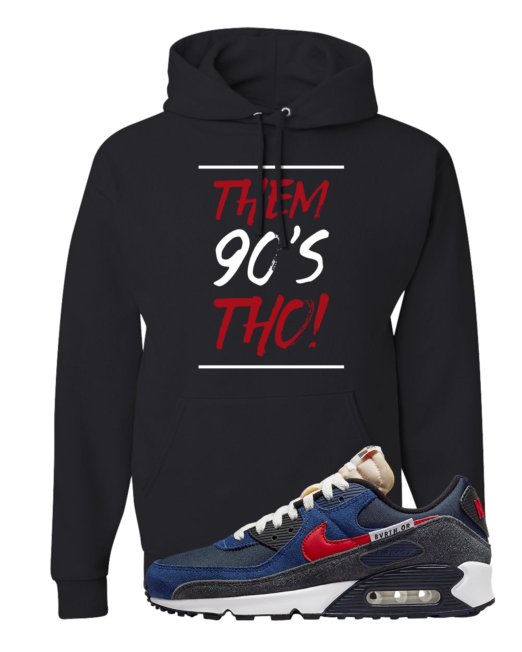 AMRC 90s Hoodie | Them 90's Tho, Black