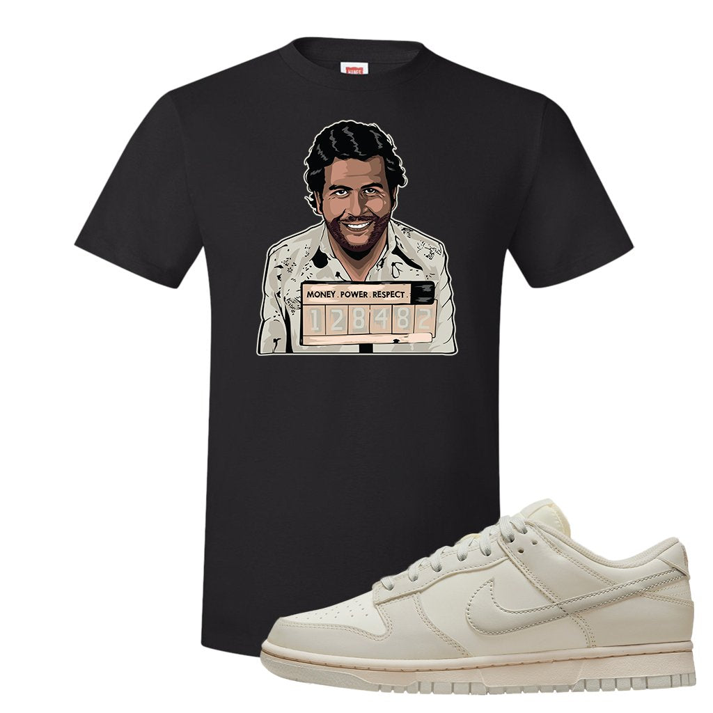 SB Dunk Low Light Bone T Shirt | Escobar Illustration, Black