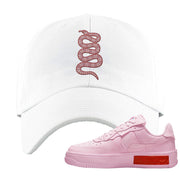 Air Force 1 Low Fontanka Dad Hat | Coiled Snake, White