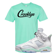 Mint Foam 6s T Shirt | Crooklyn, Mint