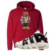Multicolor Uptempos Hoodie | Sweater Bear, Red