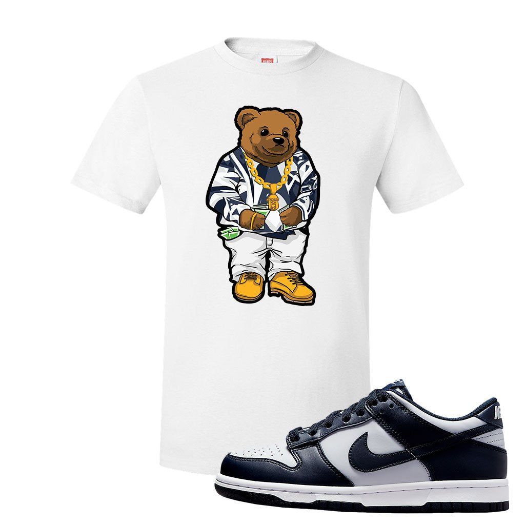 SB Dunk Low Georgetown T Shirt | Sweater Bear, White