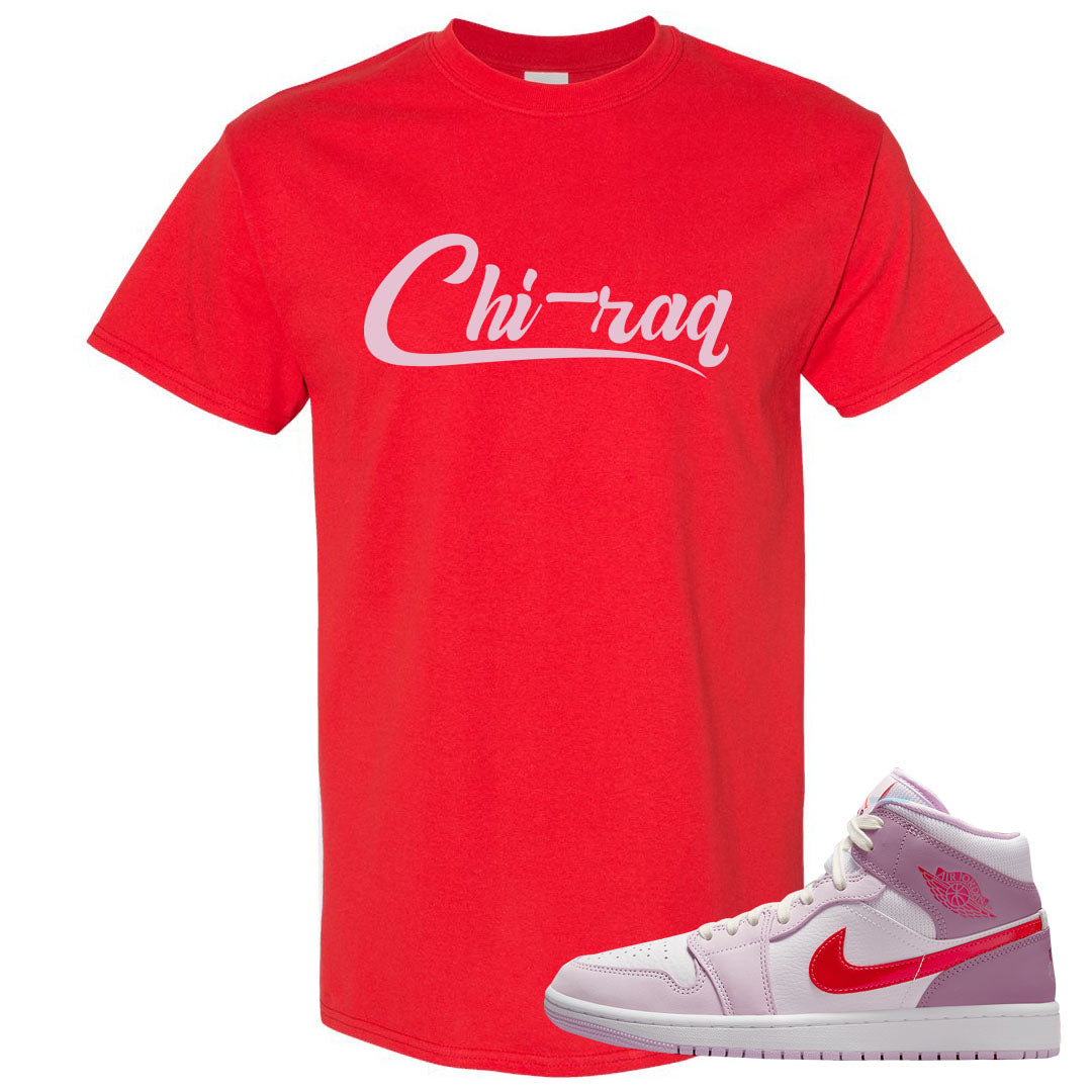 Valentine's Day Mid 1s T Shirt | Chiraq, Red